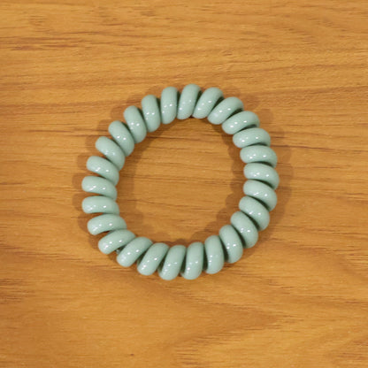 Soft Stretchable Telephone Wire Hair Bands – No Crease & Waterproof