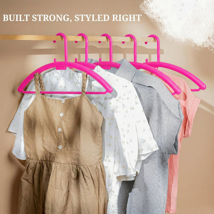 Plastic hanger rack suitable for wardrobe and closet