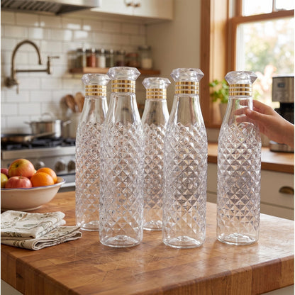 Large capacity water bottles set for everyday hydration