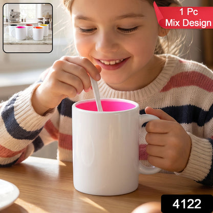 Coffee Mug with Spoon – Designer, Lead-Free Ceramic | Tidy Table