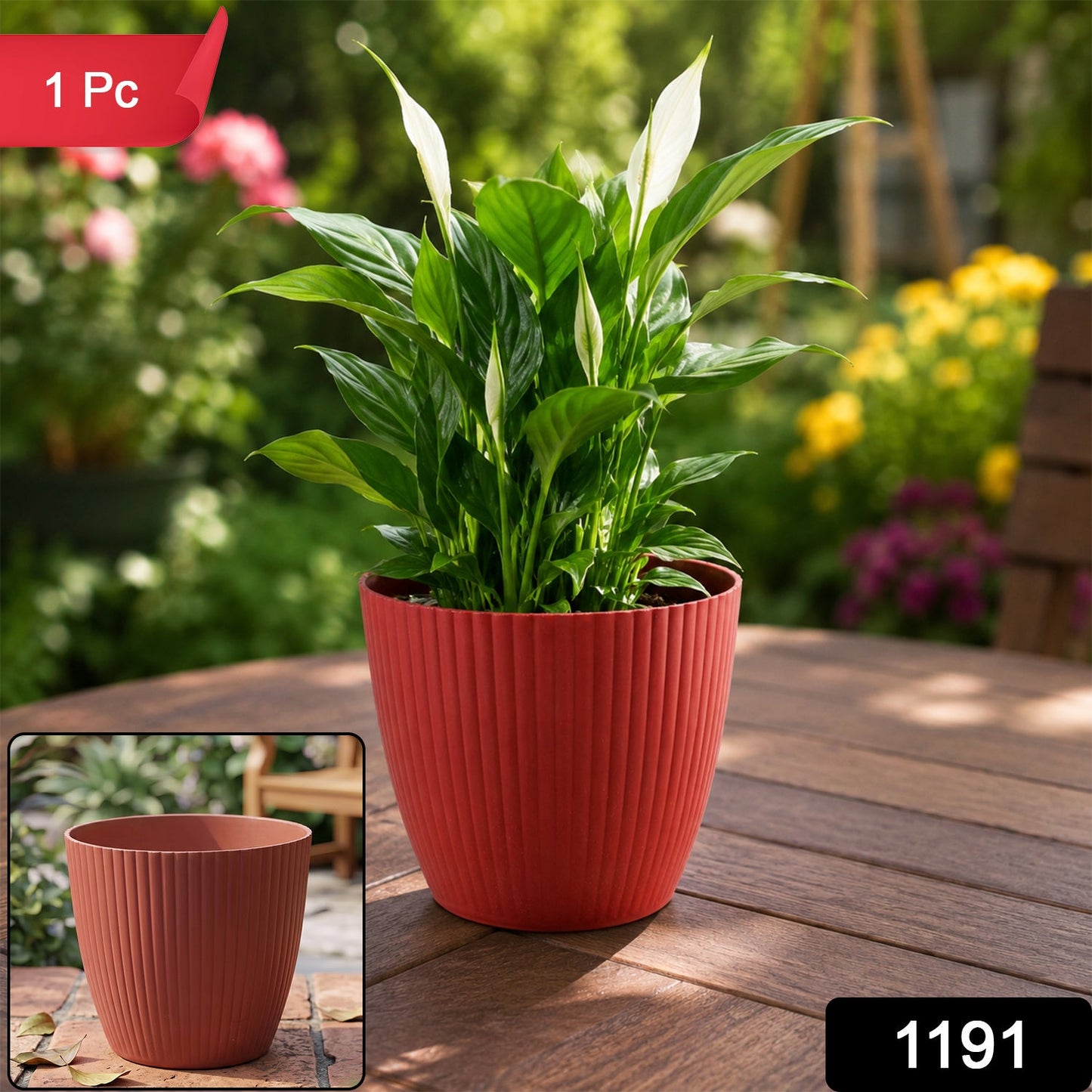 Plastic Flower Pots – Durable Round Planters for Home & Garden | Plant Edge