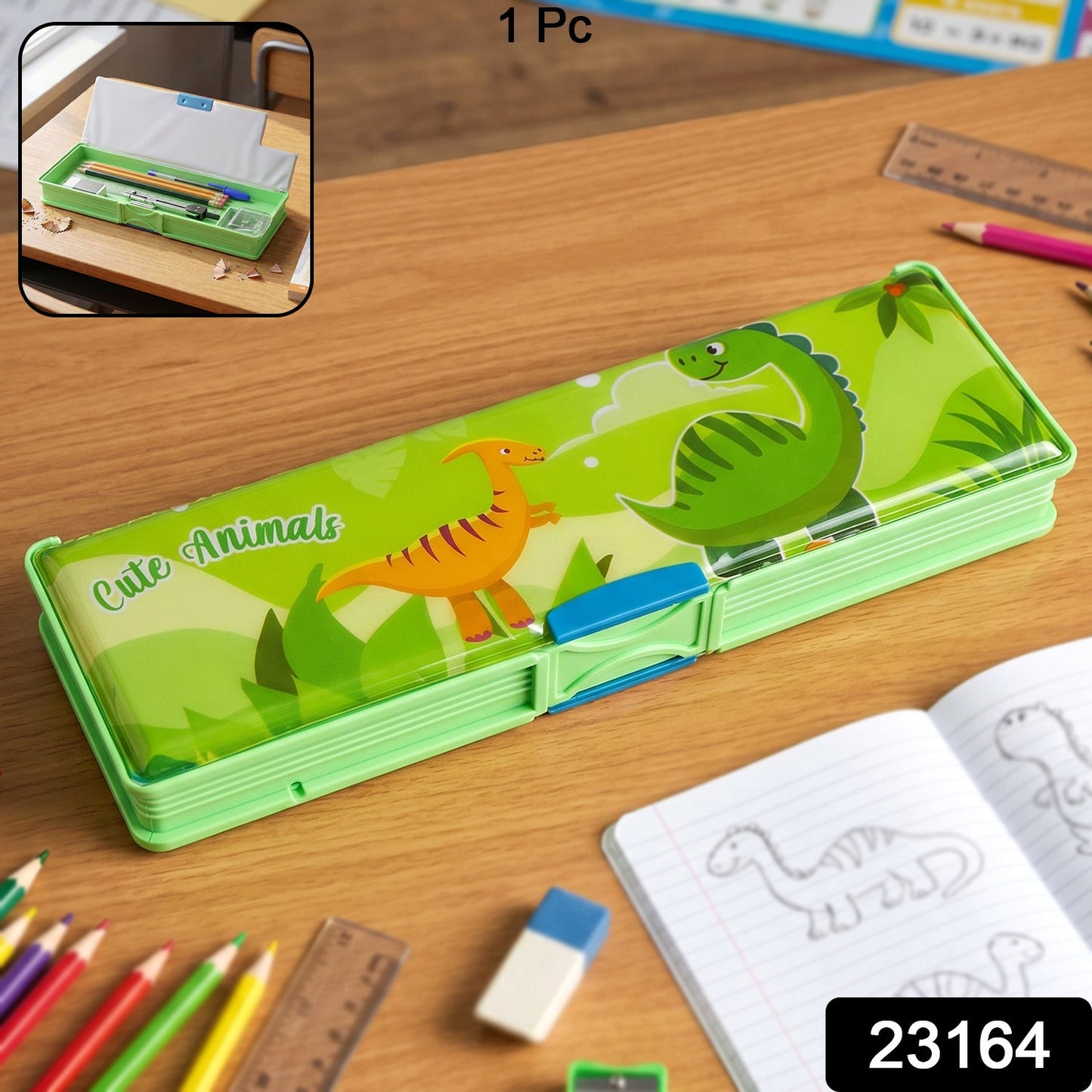 Kids geometry compass with animal design, perfect for school geometry tasks