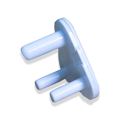 White large safety cover for electrical wall sockets.