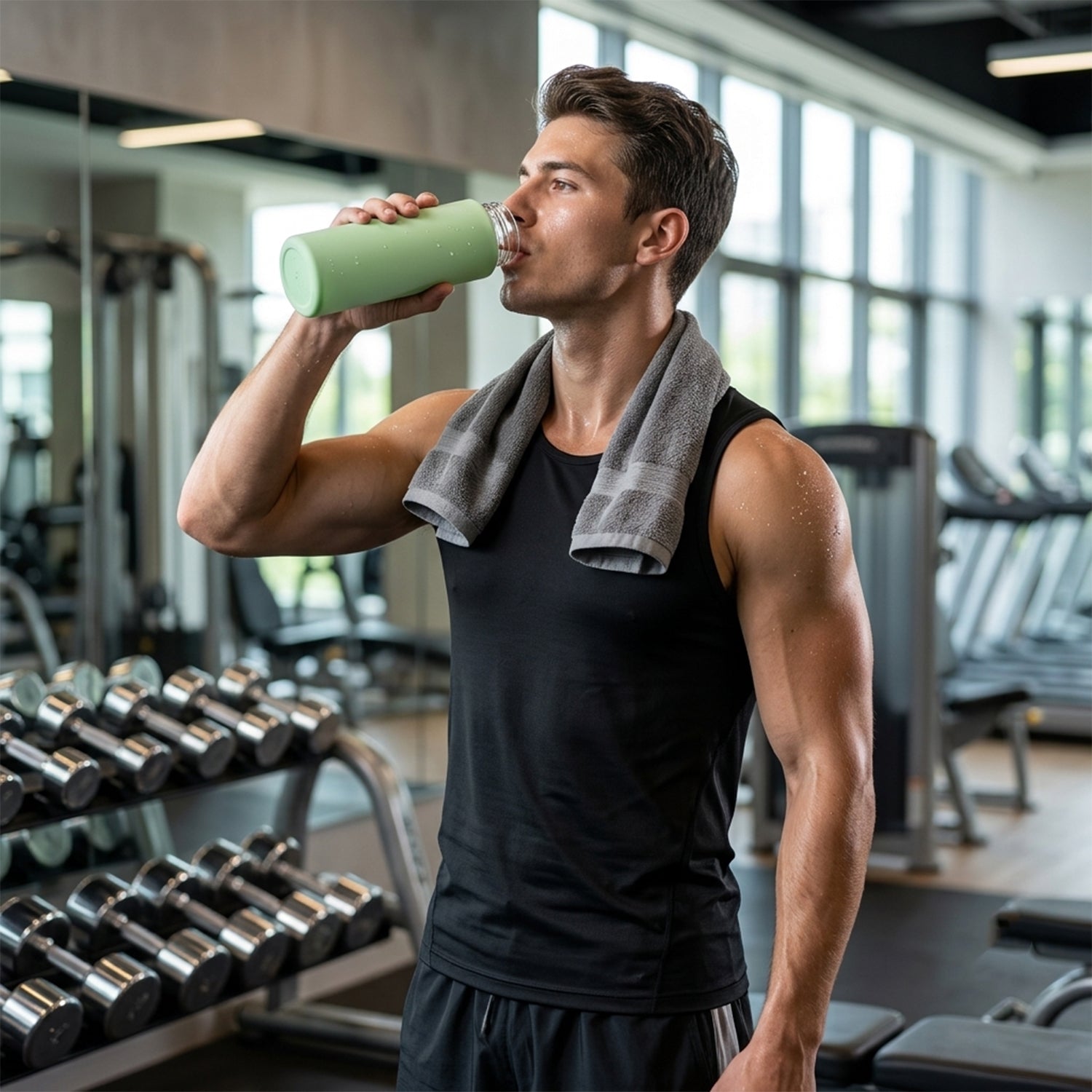Water bottle 400ml size details