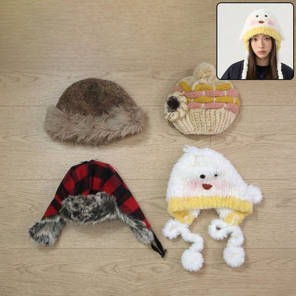 Warm woolen winter cap ideal for chilly weather